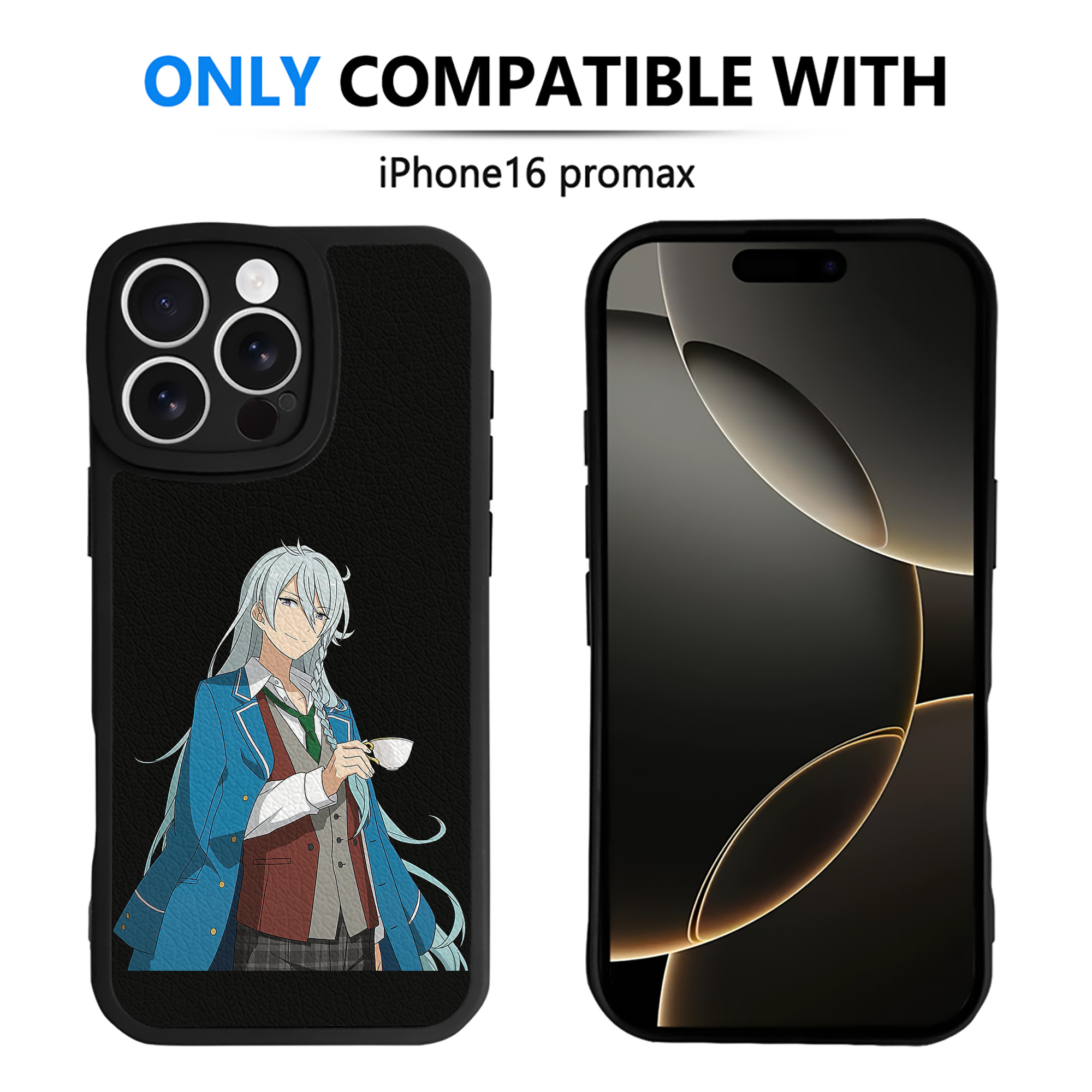（画像用） あんさんぶるスターズ! Ensemble Stars 【iPhone 16シリーズ対応】シリコンスマホケース（レザー調） 材質：シリコン